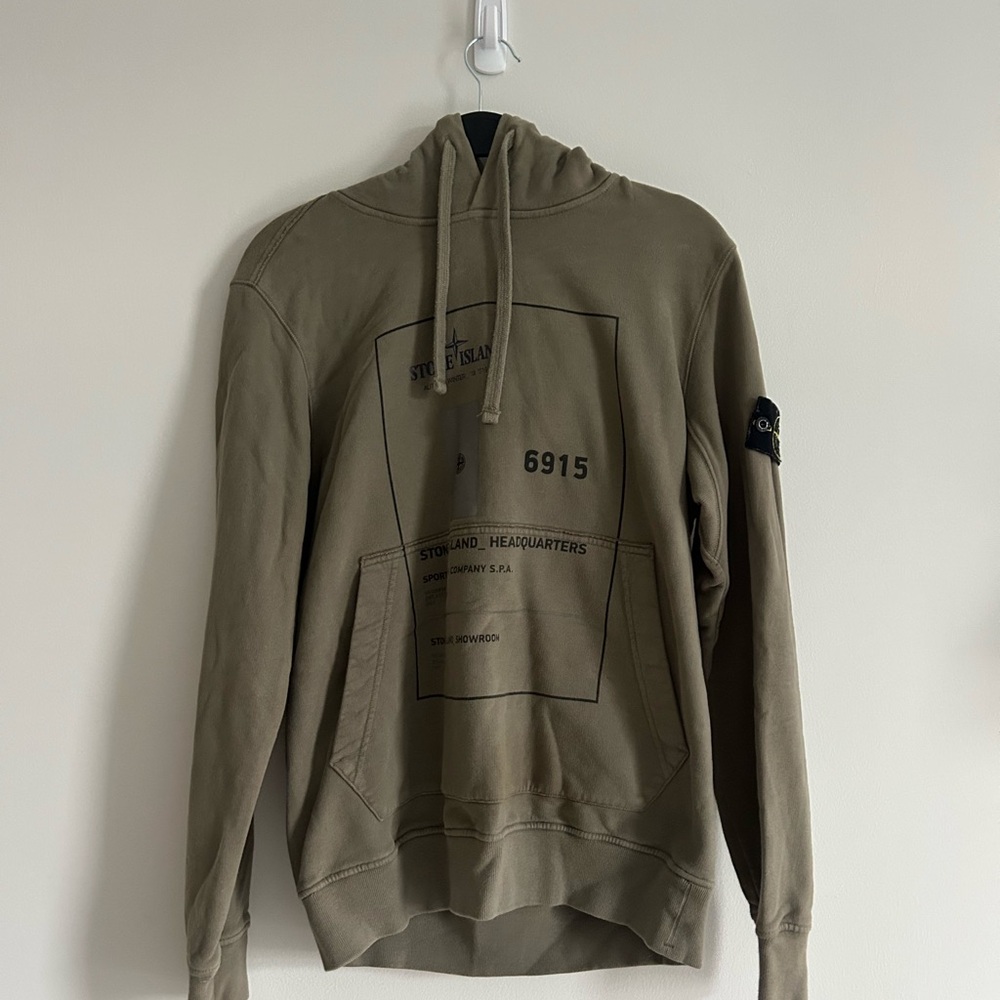 Stone Island Dark Green Hoodie